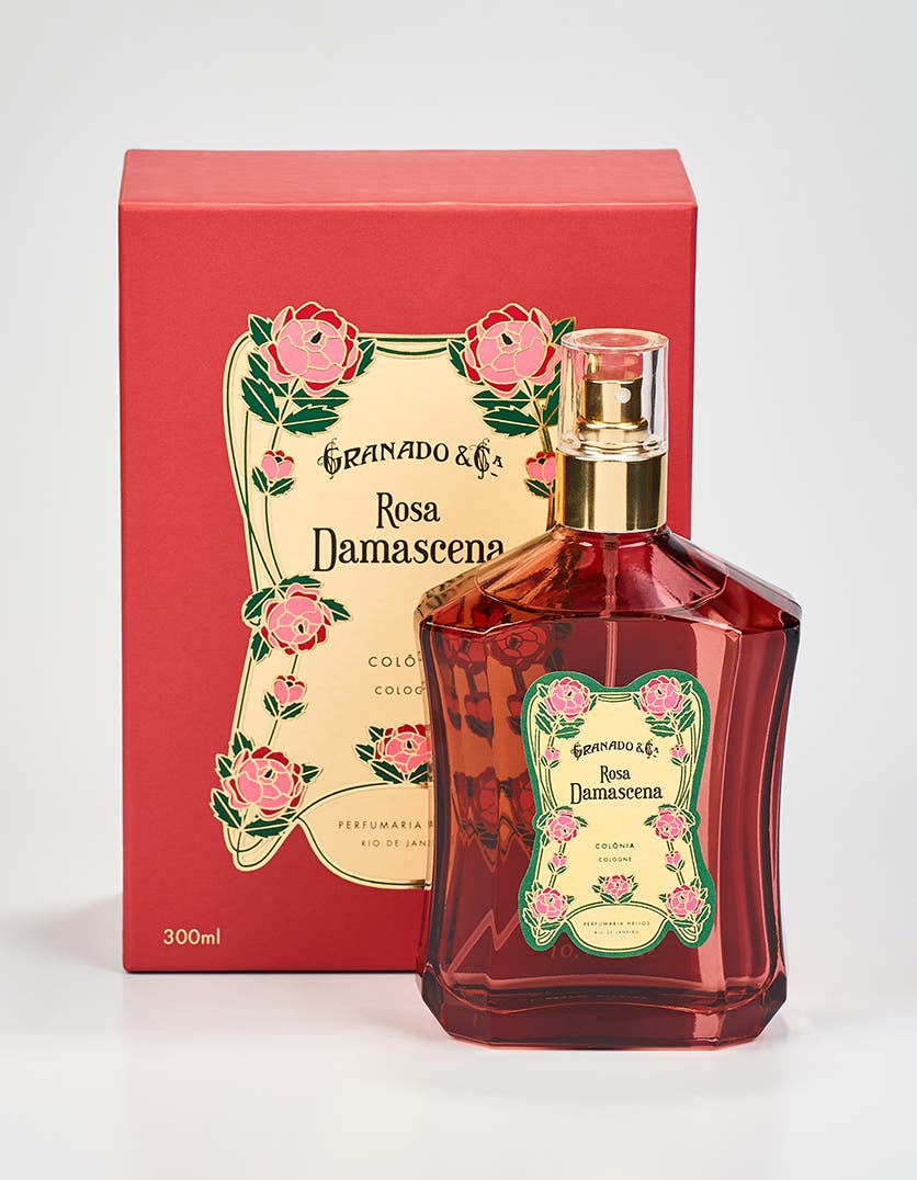 Col nia Granado Rosa Damascena 300ml Perfumaria Granado