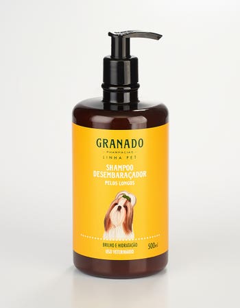 Shampoo Pet Granado Desembaraçador Pelos Longos 500ml